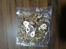 Copper Terminal Connector Lugs Open-Barrel Connerctor-Non-Insulated-Ring Crimp-Cable