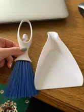 Cepillo recogedor de limpieza para mascotas hámsteres, minicepillo de limpieza de escritorio para mascotas pequeñas, conejillos de indias