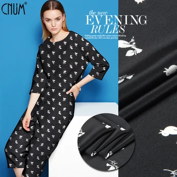 CNUM SCD107 100% Natural Silk Crepe De Chine /Bird, Black/Silk Fabric /Width 1.25yd Thickness 12mm
CNUM SCD107 100% Natural Silk Crepe De Chine /Bird, Black/Silk Fabric /Width 1.25yd Thickness 12mm