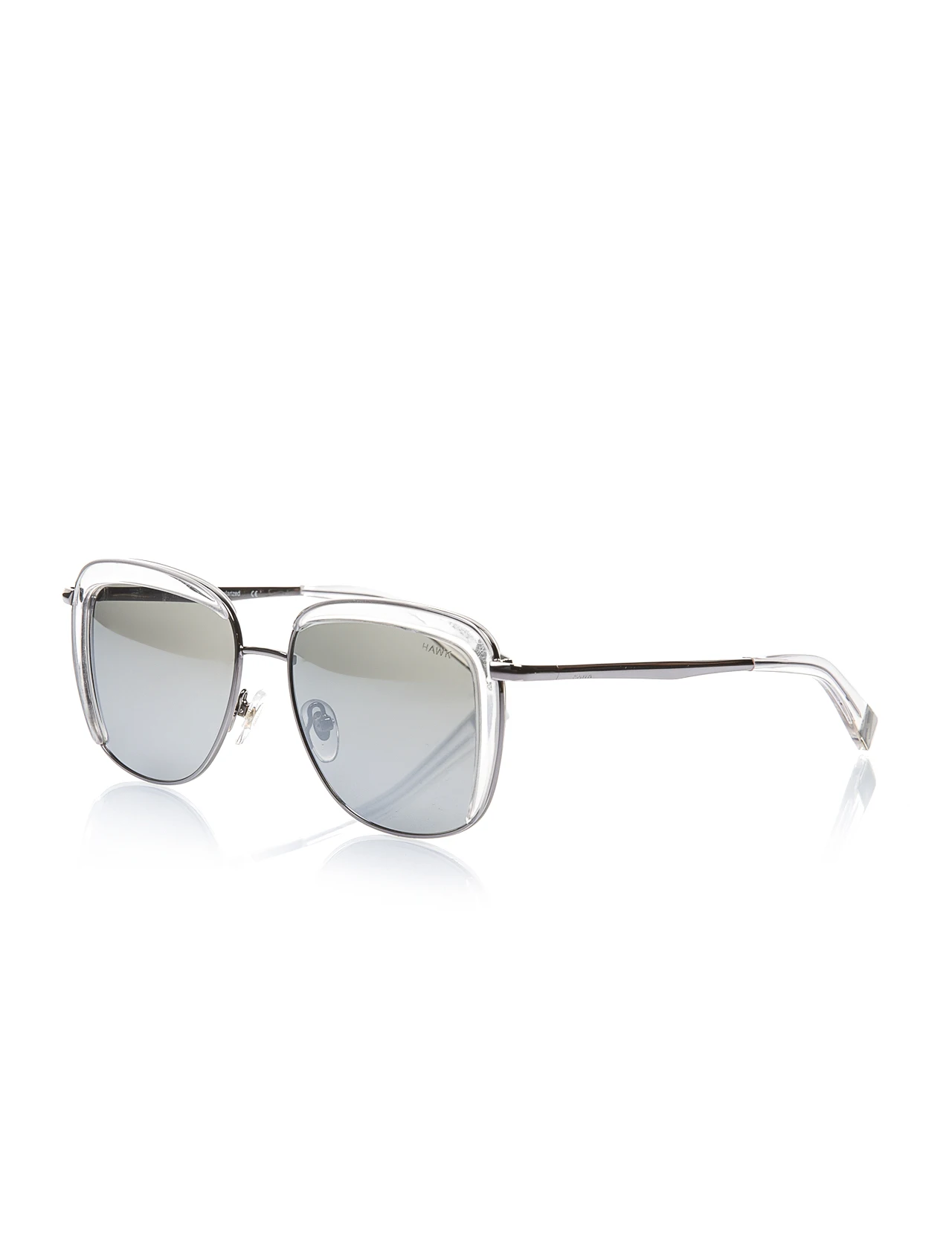 Women's sunglasses hw 1694 02 combined silver organic rectangle rectangular 52-16-135 hawk 
Women's sunglasses hw 1694 02 combined silver organic rectangle rectangular 52-16-135 hawk