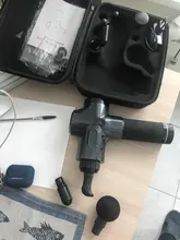 Pistola de masaje muscular, masajeador de percusión de tejido profundo, inalámbrico, nivel de 30 velocidades, profesional, manual, eléctrico