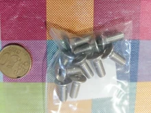 ZONSANTA-tornillo hexagonal de acero inoxidable M2, M2.5, M3, M4, M5, M6, Din7991, 304, cabeza plana, tornillos avellanados para muebles