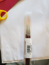 EZONE 3 uds cepillo de pintura pincel de punta fina de diferente tamaño de línea de arte pluma de dibujo pintura óleo acuarela de la Oficina de la Escuela de