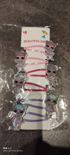 LOL Surprise-horquilla de muñeca de goma, accesorios para el cabello, estampado de resina de dibujos animados, tocado para niña, 6 uds.