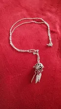 Collar de atrapasueños de aleación o acero inoxidable para mujer, collar de atrapasueños con pluma étnica Bohemia para Yoga, Mandala indio, Lotus, atrapasueños