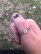 Anillo de dedo con carita sonriente para mujer, sortija con carita sonriente, apertura de tamaño variable, joyería, anillo ajustable abierto
