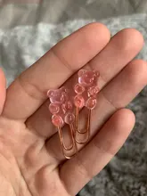 2 uds. De sujetadores de papel de Metal y oro rosa para mujer, estilo de oficina para mujer, papelería escolar, suministros decorativos para fotos, papelería