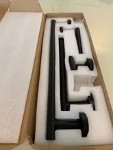 Robe Hook Holder Bar-Shelf Rail-Bar-Rack Towel Bathroom-Hardware-Set Black Ce Tissue