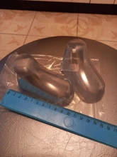 Patucos de plástico transparente para bebé, 10 Uds., zapatos para bebé, calcetines, muestra de pies, medias botas, zapatos transparentes de PVC