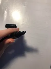 Delineador de ojos de doble cabeza, delineador negro de larga duración, lápiz, sello trasero, impermeable, a prueba de manchas, maquillaje cosmético de belleza, 1 Uds.