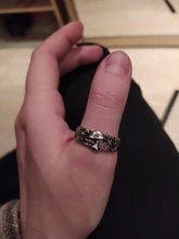 Anillo Vintage con patrón de flores y estrellas para mujer y hombre, sortija de varias tallas, estilo Retro Punk, Hip Hop, para fiesta nocturna, anillo del Club