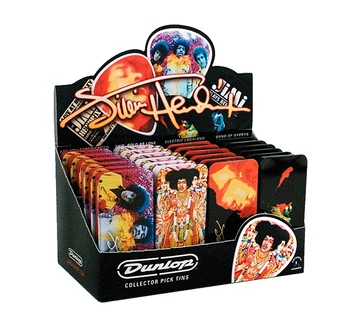 Jh-pt24 Jimi Hendrix showcase with mediators, 24 boxes, different patterns, 2 thickness, Dunlop
Jh-pt24 Jimi Hendrix showcase with mediators, 24 boxes, different patterns, 2 thickness, Dunlop