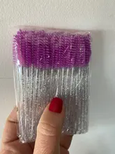 Pinceles para rímel desechables, varitas aplicadores con cepillo redondeado para maquillaje y extensiones de pestañas, pinceles cosméticos, accesorios de maquillaje