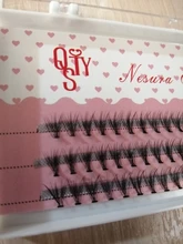 QSTY de 60 uds maquillaje profesional cúmulo Individual pestañas injerto falsas pestañas con envío gratis