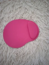 Nueva pequeña forma de los pies Mouse Pad apto para confort de muñeca de Color sólido Juegos de ordenador alfombrilla creativo EVA almohadilla blanda para ratón 1 Pc