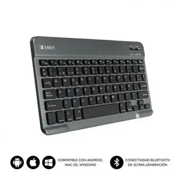 BLUETOOTH KEYBOARD SUBBLIM SM0002 SMART BT GREY - BT 3.0 - SOFT TOUCH case-BATTERY 420MAH - COMPATIBLE DEVICE
BLUETOOTH KEYBOARD SUBBLIM SM0002 SMART BT GREY - BT 3.0 - SOFT TOUCH case-BATTERY 420MAH - COMPATIBLE DEVICE
