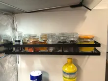 Shelf Rack Spice-Jar Wall-Mount Kitchen-Organizer Bracket-Holder for Cabinet Gadgets-Supplies