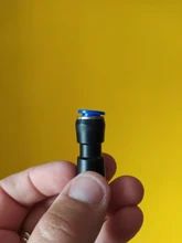 Conector neumático para tubo de conexión de manguera, compresor de junta de plástico, tubo de liberación rápida de empuje para 4mm, 6mm, 8mm, 10mm, 12mm, Pu Py