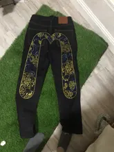 Pantalones vaqueros de estilo Hip Hop para hombre, Jeans de alta calidad, informales, con bordado, estampados auténticos, transpirables, nuevos estantes
