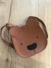 Mochila escolar de oso de dibujos animados para niños, morral escolar, regalo para niños