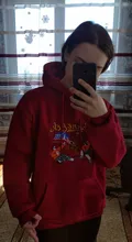 Sudadera con capucha de algodón para mujer, estilo hip-hop, informal, salvaje suelto, gruesa, bordada, otoño e invierno, 2020