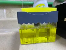 Soap-Organizer Liquid-Dispenser-Container Soap-Pump-Dispenser Sponge-Holder Hand-Press