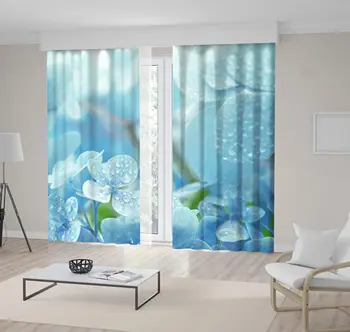 Curtain Hydrangea Flower after Rain Spring Shower Larger Bloom Light Coming in between Flowers Photo Blue White
Curtain Hydrangea Flower after Rain Spring Shower Larger Bloom Light Coming in between Flowers Photo Blue White