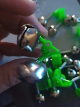 10 unids/lote mordedura alarmas pesca rod campanas de abrazadera de barra protector de esquina de las campanas de pesca accesorio ABS aire libre YJ-231 de Metal