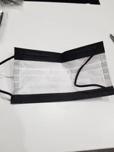 Mascarilla desechable de 3 capas para adultos, máscara no tejida, envuelta individualmente, con filtro negro, 10/100/200/400 Uds.