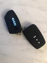 Gel de sílice clave set de fundas proteger de la cáscara de la piel para Toyota Camry Prius 2019 2020 CHR Corolla RAV4 remoto sin llave accesorio