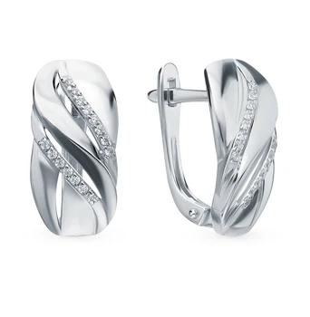 Silver earrings with cubic zirconia sunlight sample 925
Silver earrings with cubic zirconia sunlight sample 925