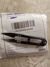 1 uds/venta al por mayor de acero de alto carbono de alta calidad de corte de línea de pescado tijeras 15g/10,5 cm en forma de U-línea de pesca tijeras de coser wholesa