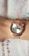 Reloj de malla de acero inoxidable con dibujos animados para niños, pulsera de cuarzo, informal