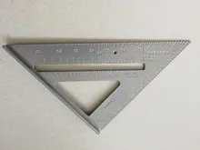 Square Ruler Layout-Tool Carpenter-Measurement Thickening-Angle Aluminum-Alloy 90-Degree