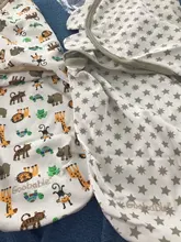 Pañales de algodón orgánico para bebé, parisarc infantil, envolvente, bolsa de dormir