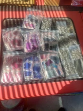 Rings Collar Accessories Key-Tags Round White Pet-Dog Steel Plated 10mm 8mm 15mm 100pcs