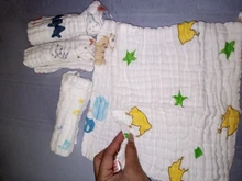 5 unids/lote muselina 6 capas de algodón suave bebé toallas Toalla de cara bebé pañuelo de alimentación cara toalla limpia burp paños