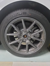 Tesla modelo 3 X S X de centro de la rueda tapas de cubierta de cubo tapa de tornillo Kit de neumáticos de accesorios de modificación de emblema de coche insignia