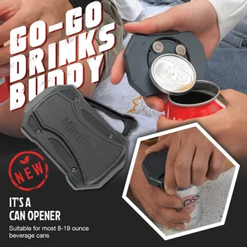 Mintiml Go Swing Topless Can Opener Ez-Drink Opened Beer Bottle Opener Manual Can Opener Kitchen Tool Beer Bar Accessories 
Mintiml Go Swing Topless Can Opener Ez-Drink Opened Beer Bottle Opener Manual Can Opener Kitchen Tool Beer Bar Accessories