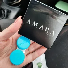 AMARA-lentes de contacto JAD de color verde, 1 par, Nueva York PRO, cosmética, para Cosplay de ojos