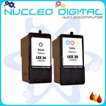 Pack 2 ink Cartridges replaces 18C0034 and 18C0035 Lexmark n ° 34 and 35
Pack 2 ink Cartridges replaces 18C0034 and 18C0035 Lexmark n ° 34 and 35