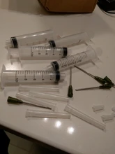 Cap Syringe Needle Blunt-Tip 10ml with 5pcs 14/Ga/1.5inch/.. Industrial-Tool 5-Pack Transparent