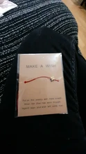Make a Wish Crown-pulsera de tarjeta de papel tejida con corazón cruzado de cinco estrellas, pulseras de hilo rojo de la suerte ajustables, joyería para mujer