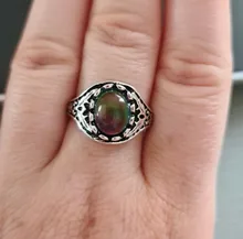 Anillos de ambiente para mujeres, niñas, esposas, joyería divertida de inducción, gemas redondas, anillo que cambia de Color, anillos regalos de temperatura inteligentes