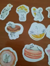 Mohamm mes liebre lindo hojas para diario Mini pequeña bala decoración Kawaii pegatinas Scrapbooking agenda de papelería