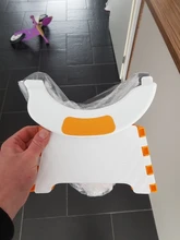 AMTOY DE EMERGENCIA orinal asiento de entrenamiento para el niño niños de baño plegable inodoro orinal bebé asiento de interior y al aire libre