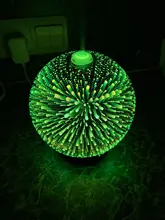 Glass-Aroma-Diffuser Air-Humidifier Firework Essential-Oil-Version Ultrasonic 100ml 3D