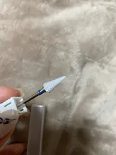 Broca de clavo de cerámica, fresa eléctrica para manicura, brocas, limas de maíz de llama para máquina de pedicura, accesorio de pulido