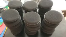 Esponja de espuma de alta densidad, gran oferta, 12 uds, almohadilla aplicadora de detalles automáticos, lo mejor para encerar y pulir