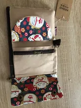 Mini billeteras con estampado de lona para mujer, bolsas pequeñas para niños, monedero, carteras femeninas para niñas y niños